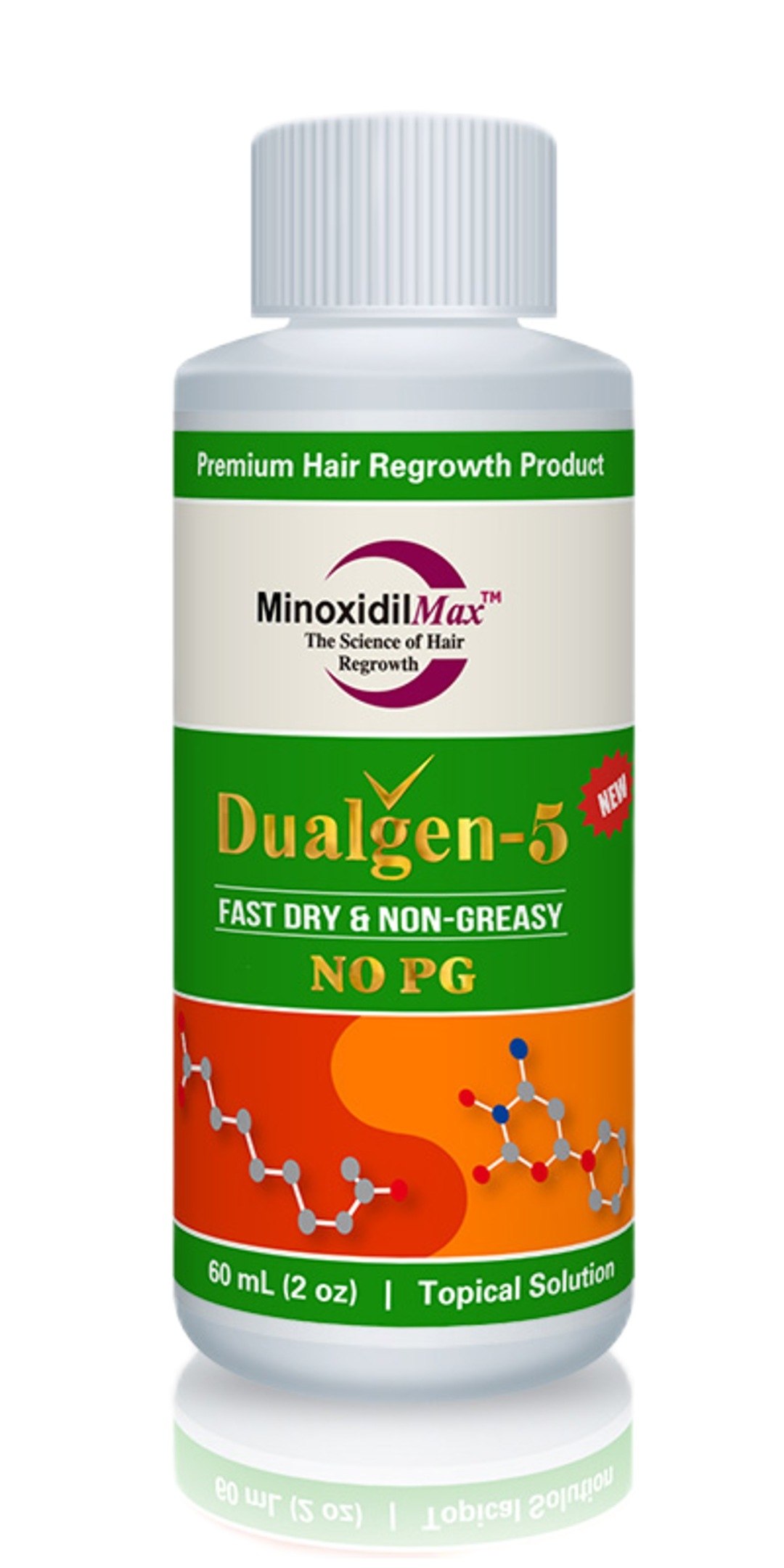 Лосьон Dualgen-5 Fast Dry без пропиленгликоля, 60 мл